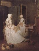 Jean Baptiste Simeon Chardin Hard-working mother oil on canvas